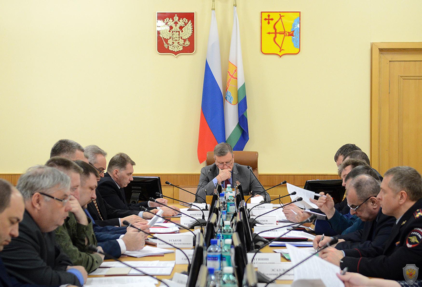 Заседание антитеррористической комиссии в Кировской области 