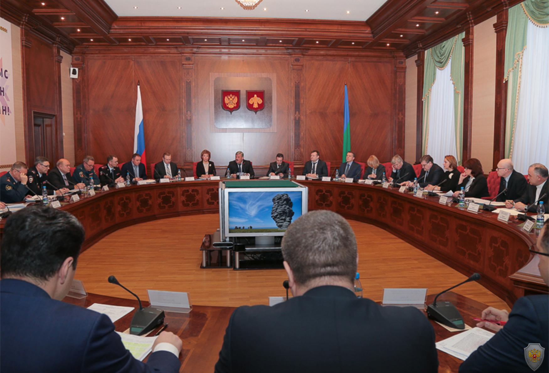 Открытие заседания Антитеррористической комиссии в Республике Коми 