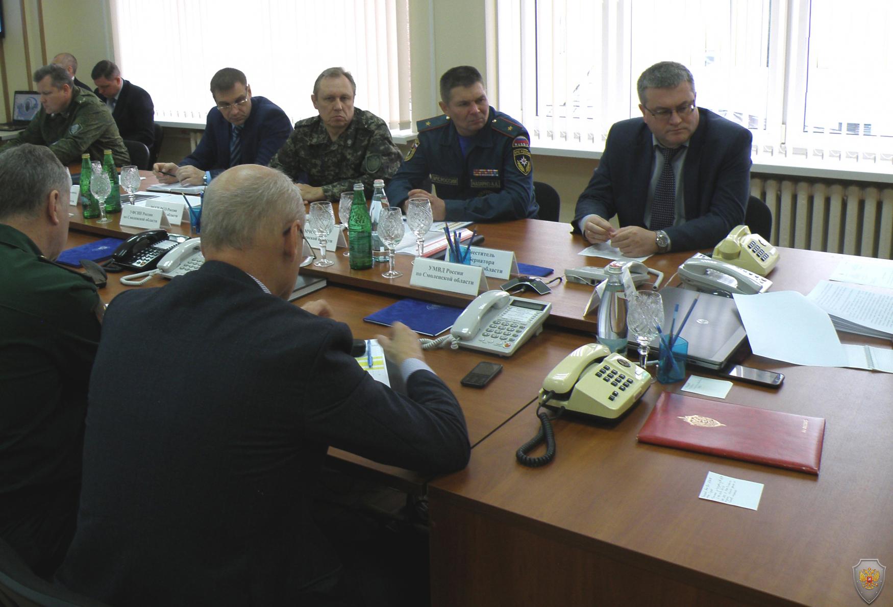 Оперативным штабом в Смоленской области проведены командно-штабные учения под условным наименованием «Метель-2017»