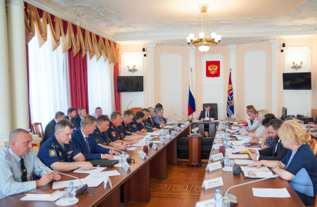 Заседание антитеррористической комиссии и оперативного штаба Ивановской области