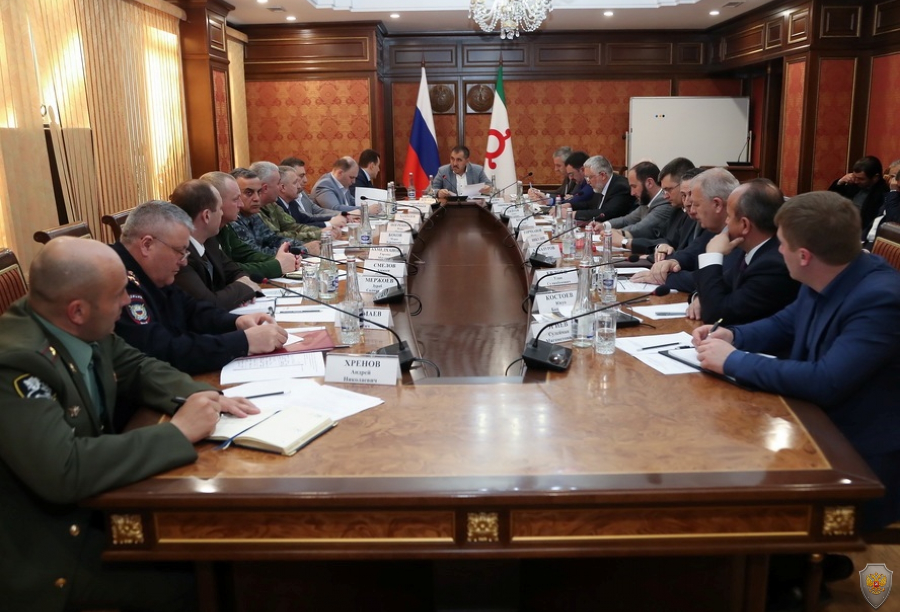 Cовместное заседание Антитеррористической комиссии и Оперативного штаба прошло в Республике Ингушетия