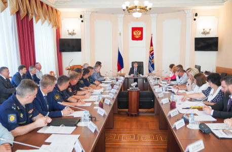 Заседание антитеррористической комиссии и оперативного штаба Ивановской области