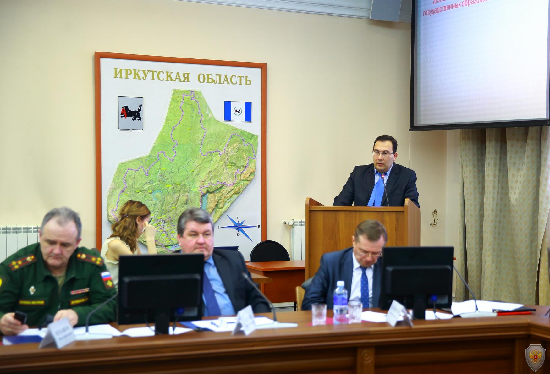 Заседание антитеррористической комиссии в Иркутской области, 1 марта 2016 года