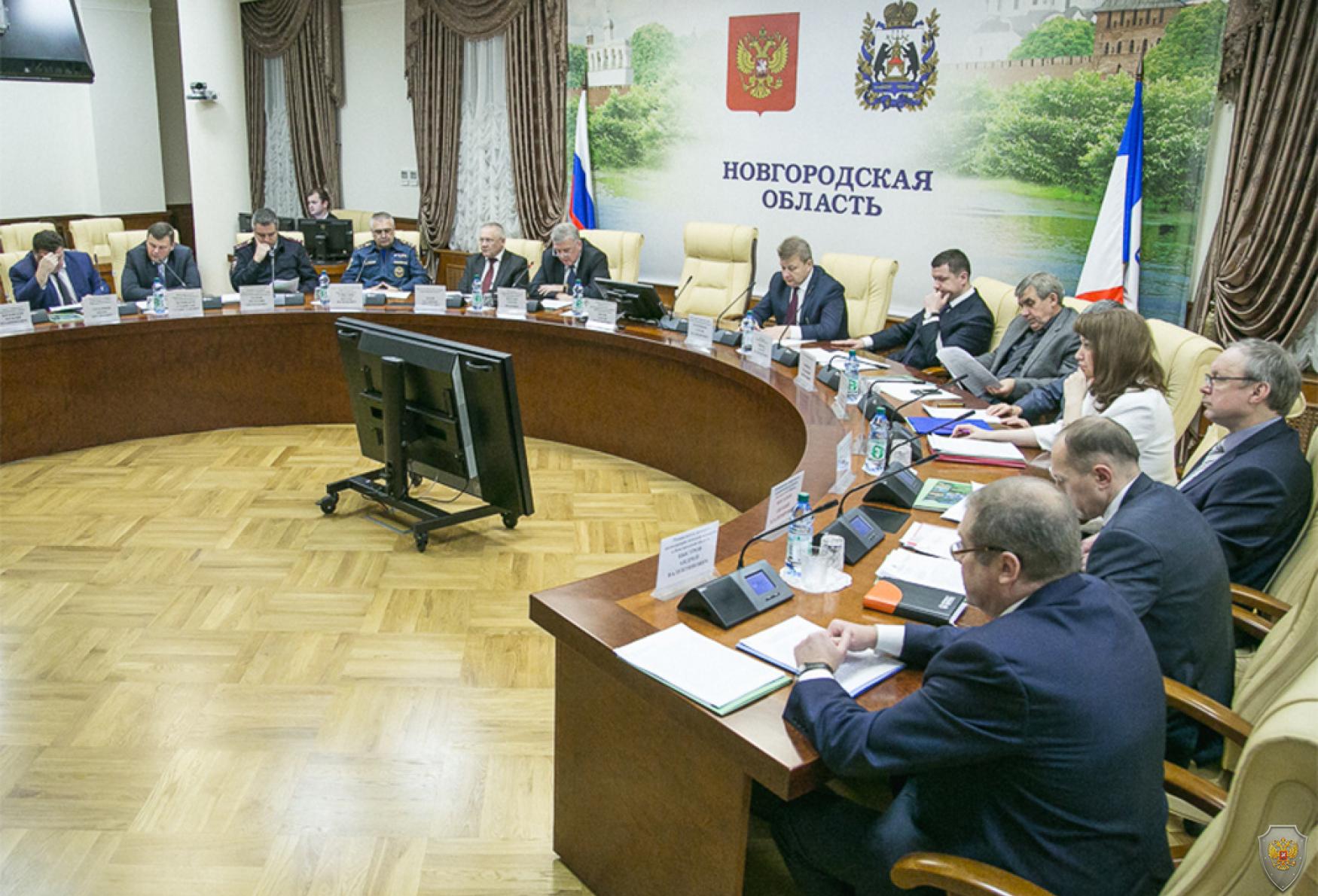 Заседание антитеррористической комиссии  в Новгородской области 