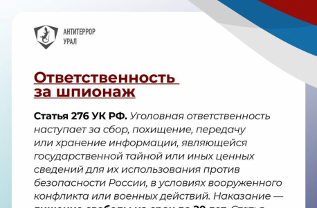 Разъяснительные карточки на тему: "Государственная измена"