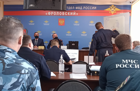 Оперативным штабом в Волгоградской области проведено командно-штабное учение 