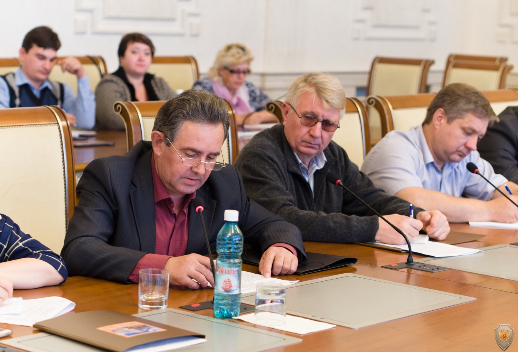 Участники учебно-методического сбора с руководителями и секретарями антитеррористических комиссий муниципальных образований Новосибирской области