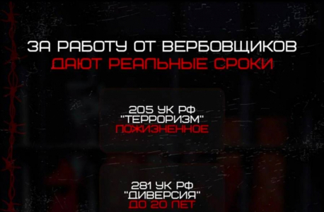 Памятка "Не доверяй вербовщикам!"