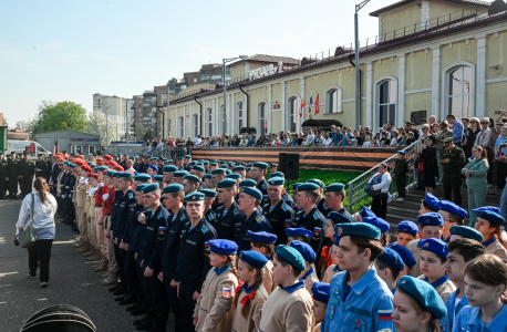 Агитационно-пропагандистский поезд «Единство в памяти. Сила в подвиге!» прибыл Рязань