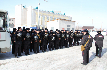 Постановка задач группе оцепления