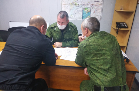 Оперативным штабом в Волгоградской области проведено командно-штабное учение