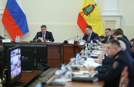Совместное заседание антитеррористической комиссии Рязанской области и оперативного штаба в Рязанской области
