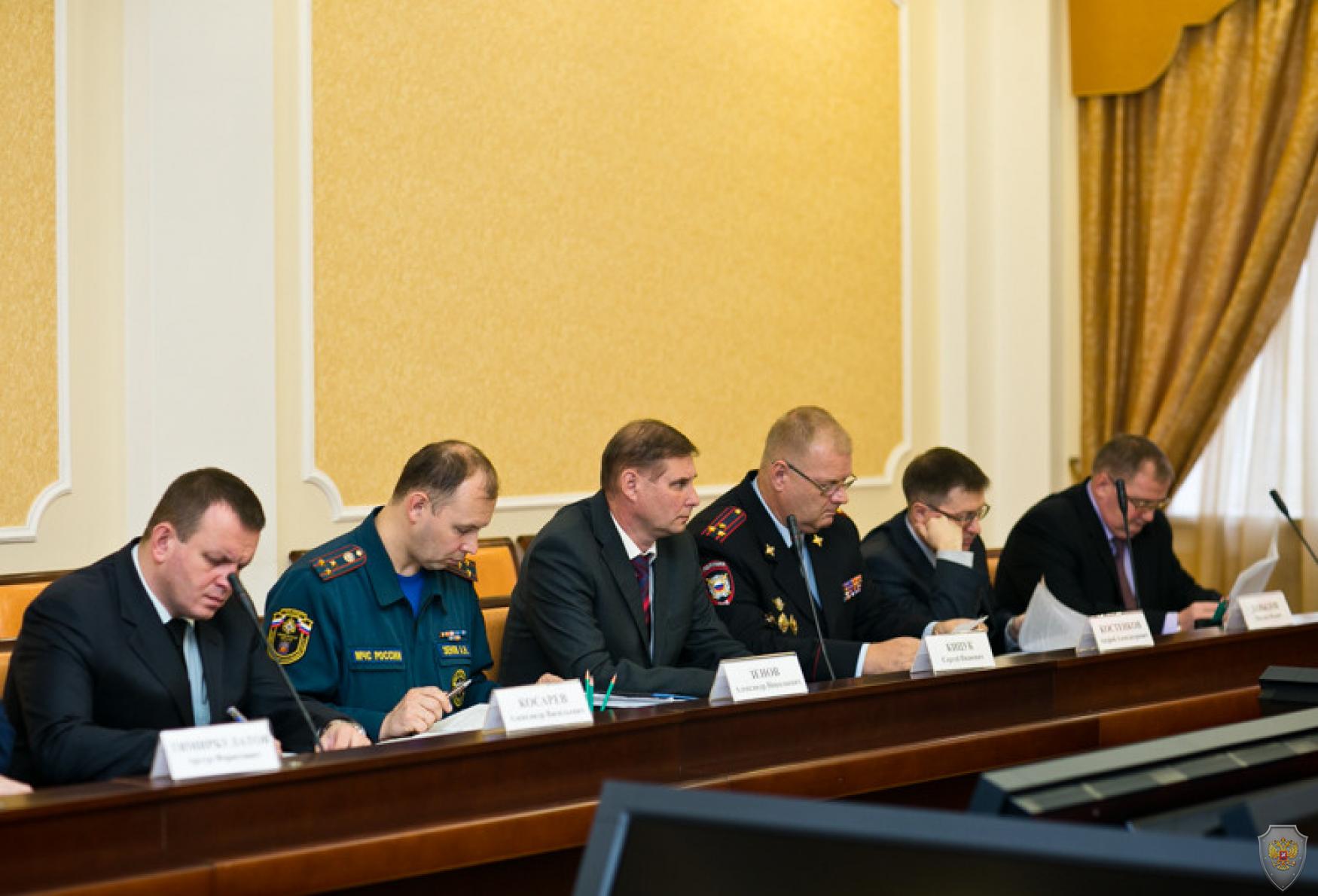 Заседание антитеррористической комиссии в Оренбургской области 