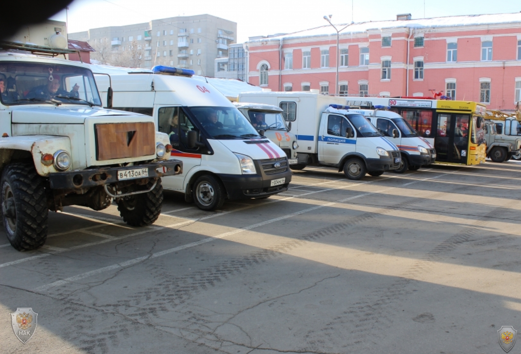 Оперативным штабом в Саратовской области проведены антитеррористические командно-штабные учения  на стадионе «Локомотив»