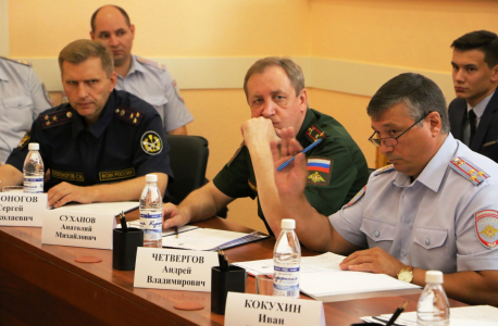 Совместное заседание антитеррористической комиссии и оперативного штаба в Забайкальском крае 