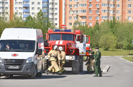 Антитеррористическая тренировка в школе