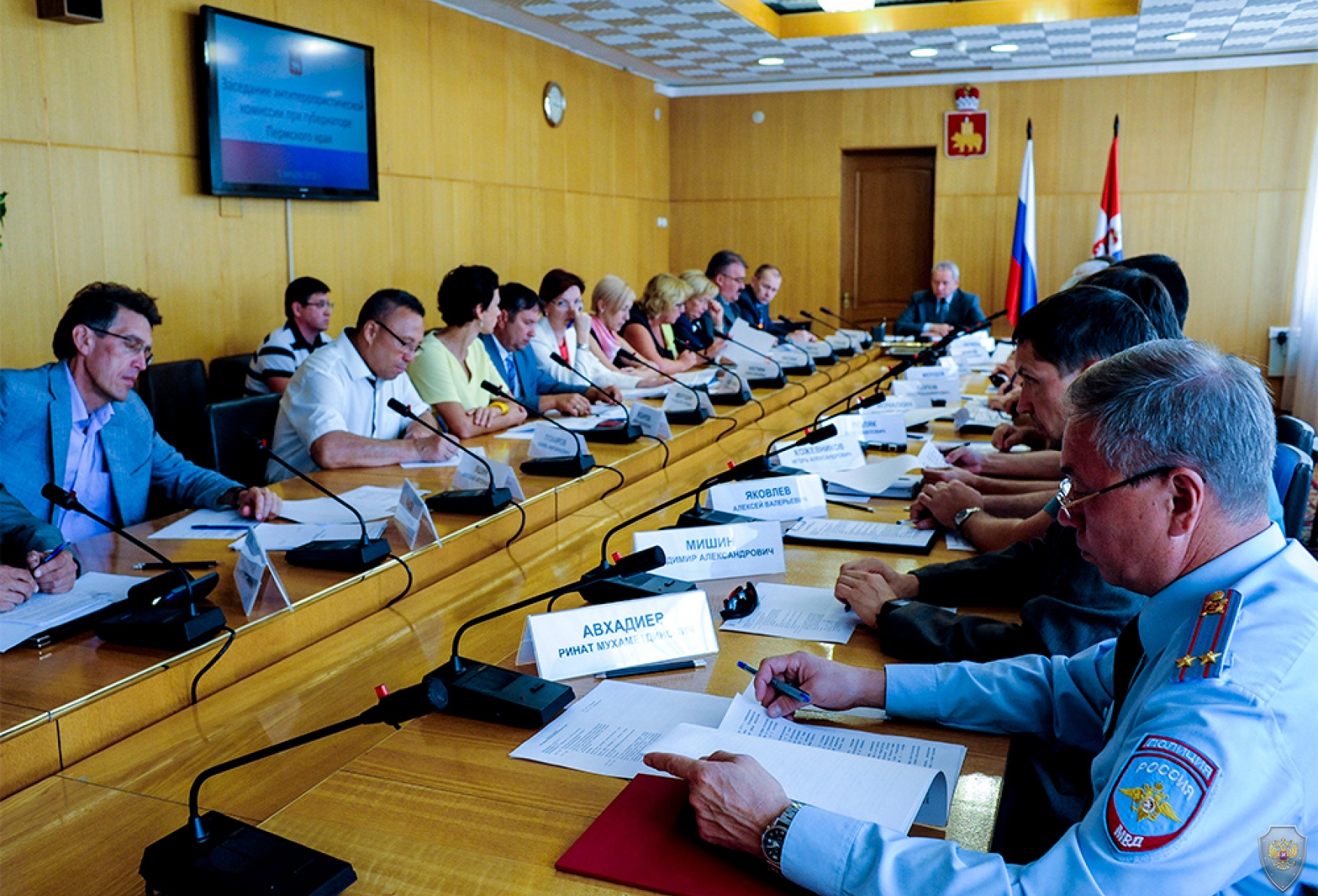 Заседание краевой антитеррористической комиссии