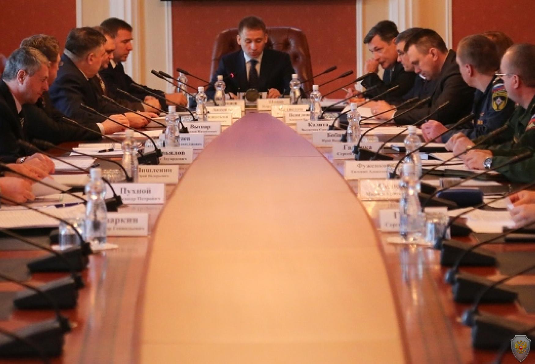 Заседание антитеррористической комиссии Амурской области 