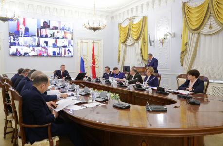 Совместное заседание антитеррористической комиссии и оперативного штаба в г. Санкт-Петербурге