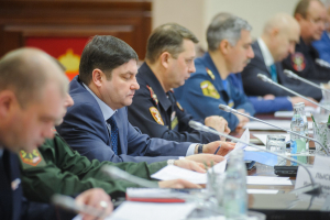 В правительстве Воронежской области состоялось совместное заседание антитеррористической комиссии и оперативного штаба