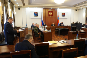 в Правительстве Магаданской области прошло совместное заседание антитеррористической комиссии и Оперативного штаба в Магаданской области