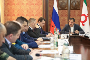 Юнус-Бек Евкуров провел заседание Антитеррористической комиссии Республики Ингушетия