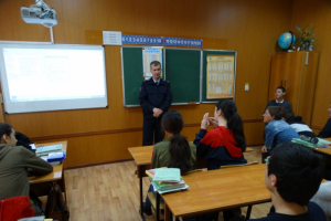 В Астраханской школе-интернате прошло профилактическое мероприятие «Маршрут безопасности»
