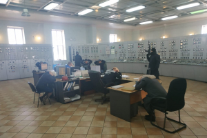На территории г. Калтана Кемеровской области проведено командно-штабное учение «Молния – 2018».