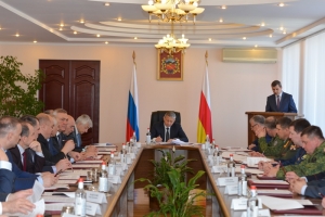 Во Владикавказе прошло совместное заседание Антитеррористической комиссии и Оперативного штаба в РСО-Алания