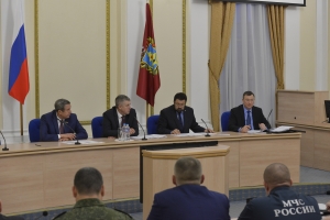 Александр Богомаз провел заседание антитеррористической комиссии  Брянской области