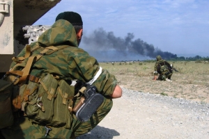 В Чеченской Республике идет боестолкновение с бандгруппой, один бандит нейтрализован