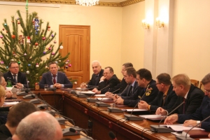 Состоялось совместное  заседание антитеррористической комиссии и  Оперативного штаба в Липецкой области