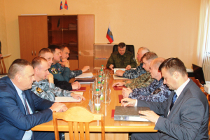 Оперативным штабом в Орловской области проведено командно-штабное учение «Циклон-Мценск-захват»