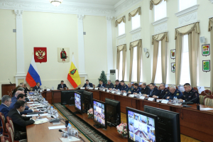 Совместное заседание антитеррористической комиссии Рязанской области и оперативного штаба в Рязанской области