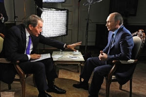 Путин В.В. Интервью американскому журналисту Чарли Роузу для телеканалов CBS и PBS, 27 сентября 2015 года