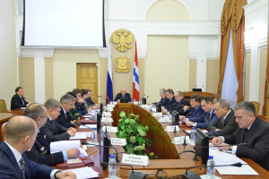 Совместное заседание антитеррористической комиссии Омской области и оперативного штаба в Омской области