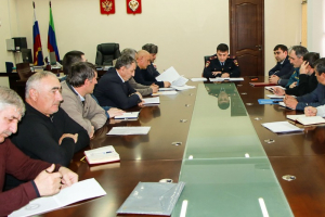 В Гумбетовском районе состоялось заседание антитеррористической комиссии